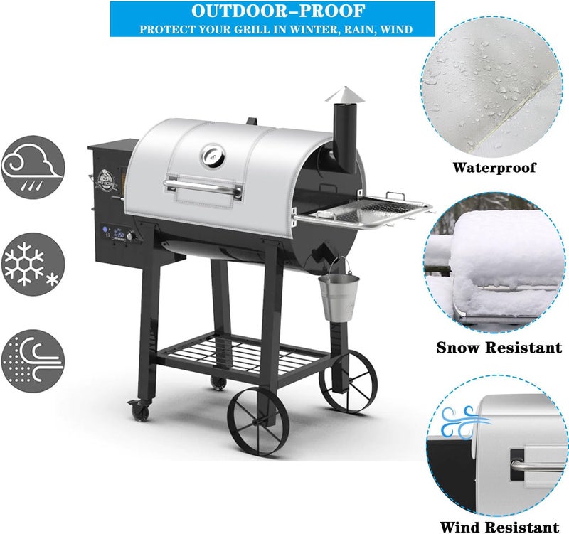 FORYEYC Grill Thermal Insulated Blanket for Pit Boss 800, Pro 820 and Pro 850 Series 820FB, 820S, 820SC, Pro Series 820, 67343 Wood Pellet Smoker Insulated Blanket for Winter Cooking Heat Blanket 850 - Image 4